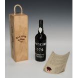Blandy's 1974 Verdelho Madeira Wine, aged for 20 years in American oak, 750ml, 19.5%, labels good,
