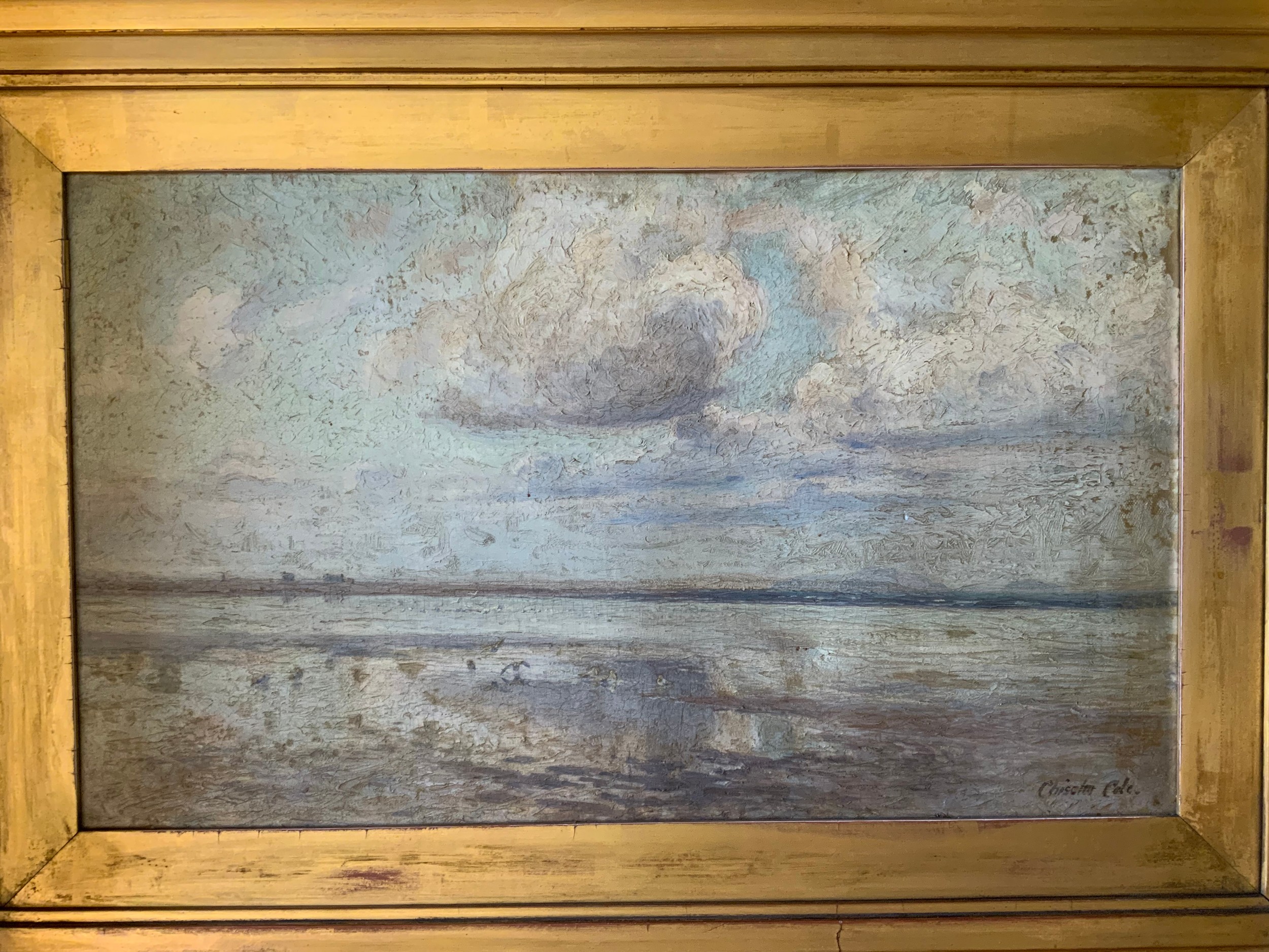 Chisolm Cole, A.R.C.A. (fl.1890-1899) A pair, Beaches signed, oils on canvas, 29cm x 50cm ** We - Image 3 of 4