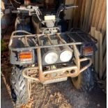 A Yamaha 400 Kodiak 4X4 quad bike, 6,853 miles. ** We would please ask that all payments are made by
