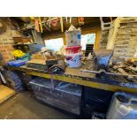 Tools - Contents of shed, a Clarke bench grinder; vice; hammer; spirit levels; fastenings and
