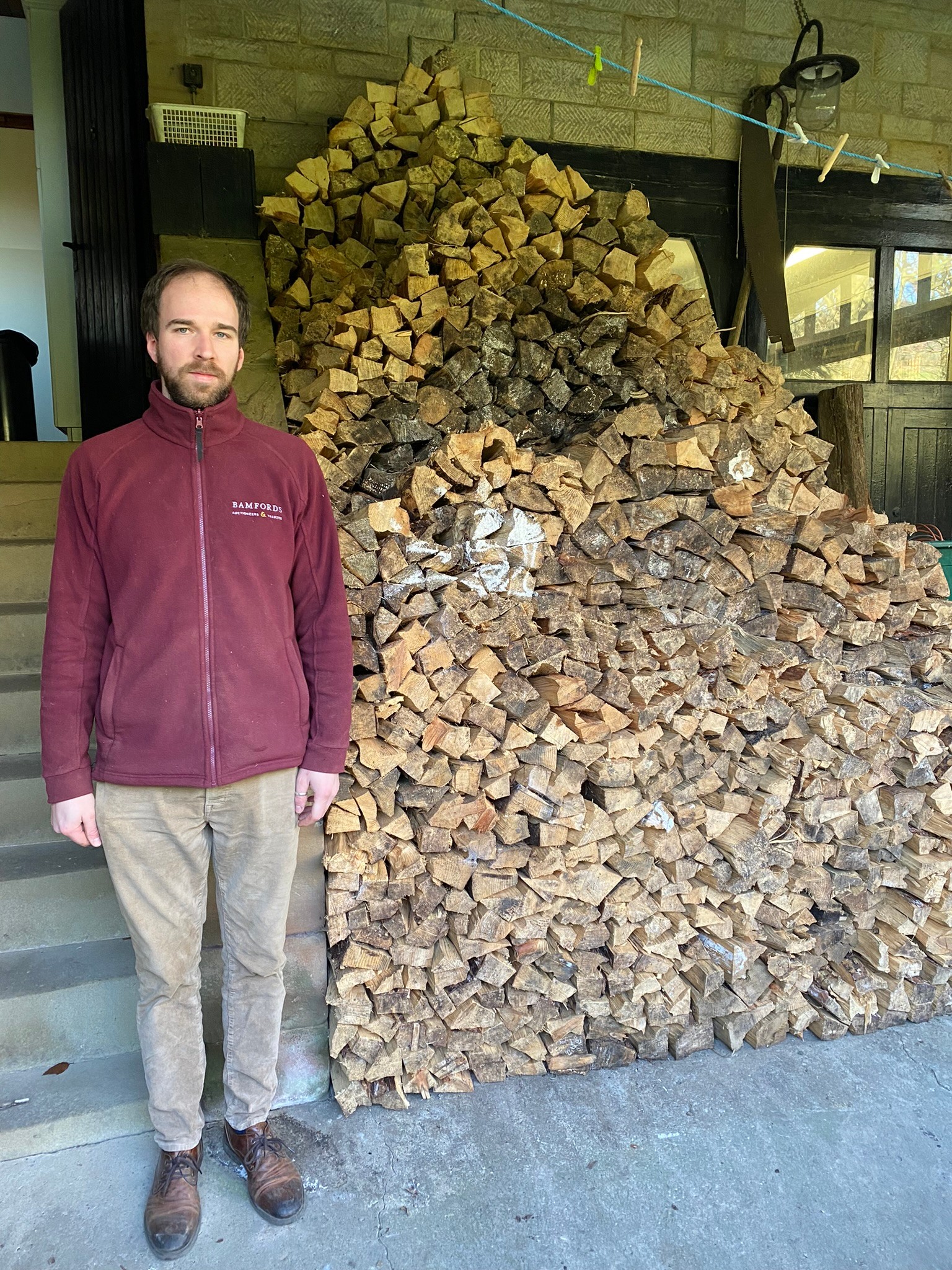A huge quantity of firewood. ** We would please ask that all payments are made by 12pm on Thursday