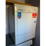 An Indesit 8kg B Class drier ** We would please ask that all payments are made by 12pm on Thursday
