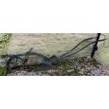 A 19th century cast iron plough. ** We would please ask that all payments are made by 12pm on