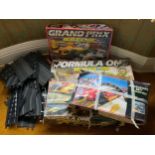 Scalextric Silverstone Formula One set; a Scalextric C653 Grand Prix set; Accessory set; track ** We