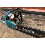 A Makita DCS4610 petrol chainsaw. ** We would please ask that all payments are made by 12pm on