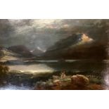 Attributed to Frank Bott (19th century) Morning, Loch Lomond oil on board, 30cm x 45cm