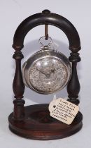 A George III silver pair cased pocket watch, by Giles Coates, Chedworth, 4cm dial signed and
