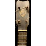 A Keech Patent Banjulele banjo, Pat. no. 219720/2, cased
