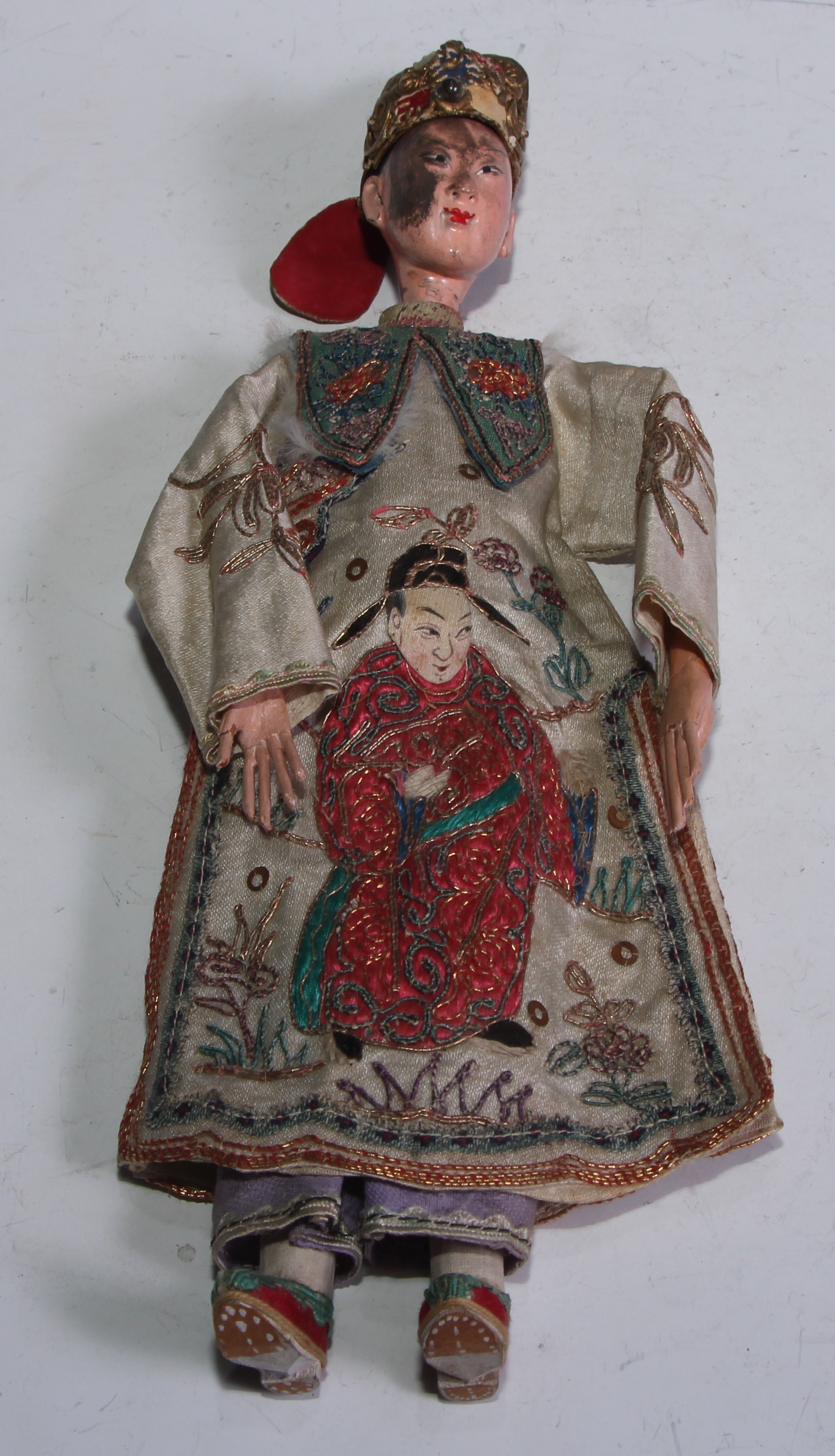 Toys & Juvenalia - an early 20th century Chinese Opera doll, 30cm high; a Schuco style brown - Bild 2 aus 4