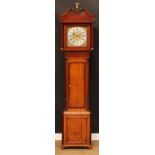 A John Whitehurst longcase clock movement, 30.5cm square brass dial inscribed Jno Whithurst (sic),