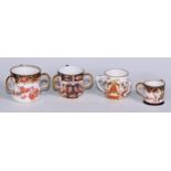 A Royal Crown Derby 2649 pattern tyg, 6cm high, printed marks; others, various Imari patterns, (4)