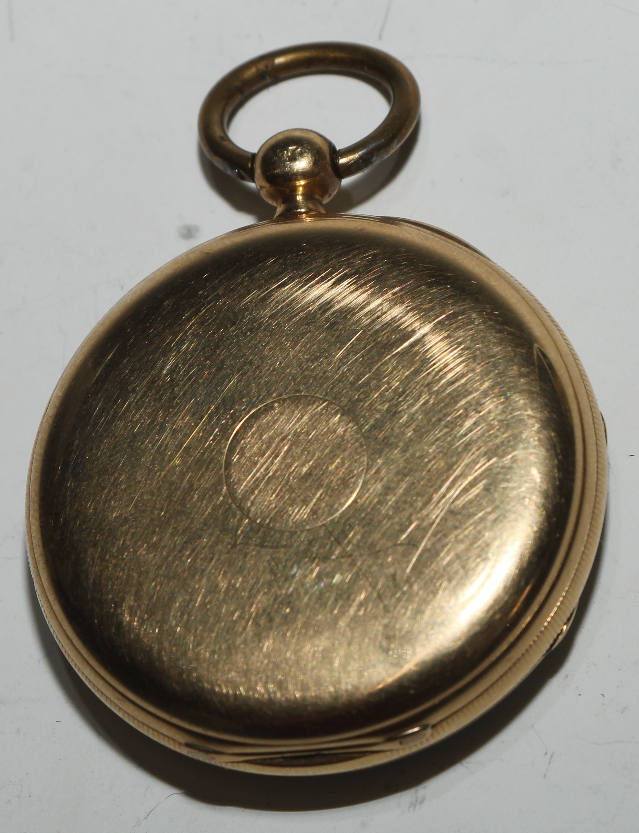 A Victorian 18ct gold fob watch, 3.75cm enamel dial inscribed Arnold,, Chas [Charles] Frodsham, - Image 4 of 5