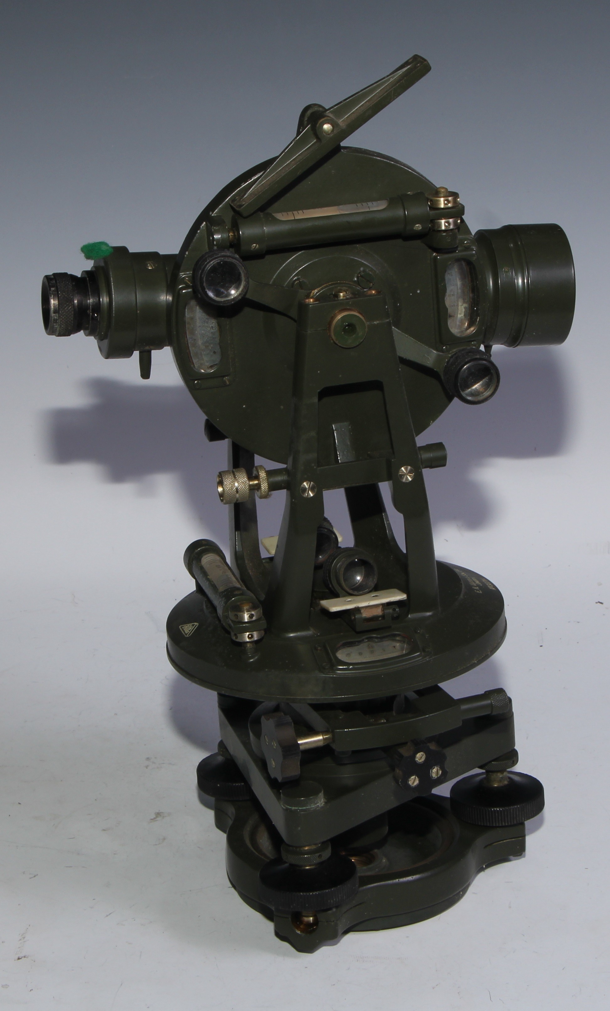 A surveyor’s theodolite, by John Davis and Son Ltd, complete, in original transit case - Image 2 of 3