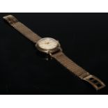 A 9ct gold Tudor Prince self-winding gentleman's wristwatch, 2.75cm champagne dial applied with