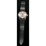 Longines - a five star Admiral automatic stainless steel wristwatch, silvered dial, block baton