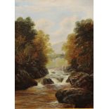 William Mellor (British, 1851-1931) Bridge Over The River, signed William Mel**r, oil on canvas,