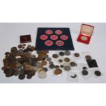 Coins - various pre-decimal base metal, States of Jersey One Thirteenth of a Shilling 187; other