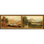 In the manner of Joseph Wrightson McIntyre (active 1866 - 1885) A Pair, Loch Lomond inscribed to