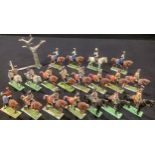 A collection of lead horse mounted soldiers (20)