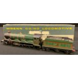 Wrenn Railways OO Gauge 'Devizes Castle' 4-6-0 locomotive and a replacement B.R. six wheel tender,