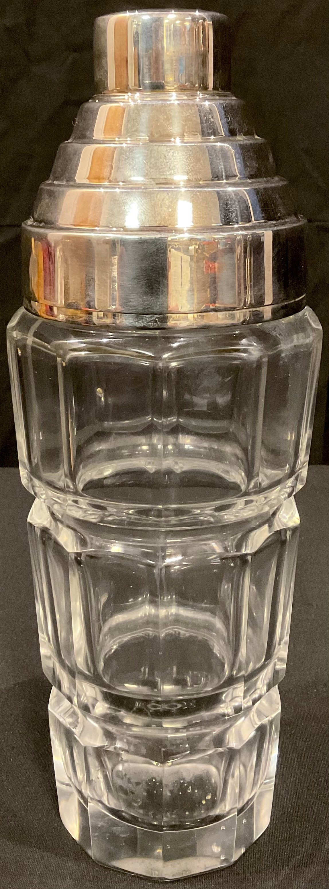 An Art Deco design cocktail shaker