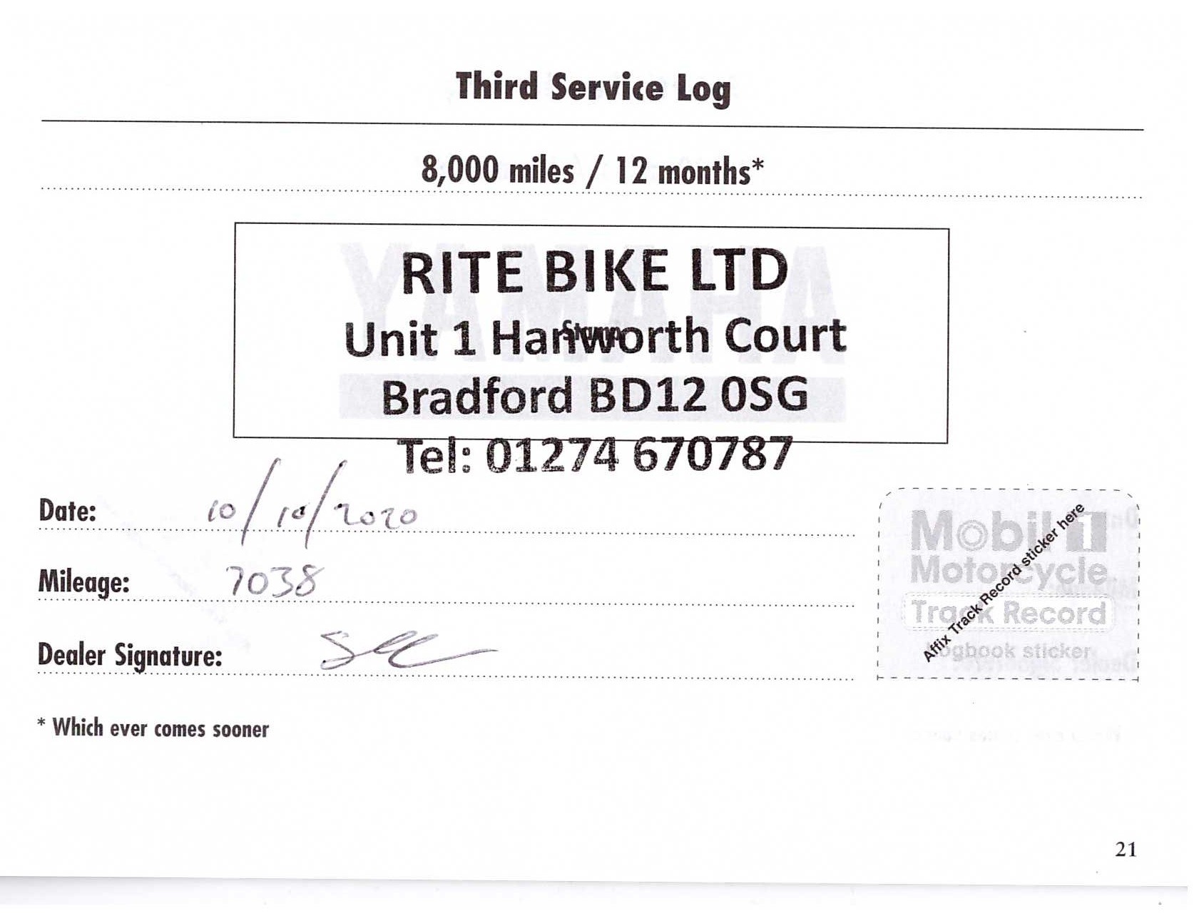 A 1998 Yamaha YZF-R1 998CC motorcycle, in blue, registration S811LMO (private registration - Bild 11 aus 11