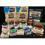Toys - a collection of Corgi and Corgi Classics model trolleybuses, each boxed; other models