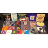 Vinyl Records - LPs including ELO, Leo Sayer, Rod Stewart, Bread, Gladys Knight and The Pips, Johnny