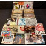 Vinyl Records - 45rpm singles various genres and artists including Marillion, Deep Purple, Eddie