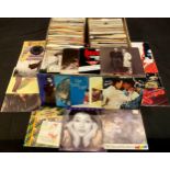 Vinyl Records - 45rpm singles various genres and artists including Jethro Tull, Nazareth, Madness,
