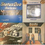 Vinyl Records - LP's including Status Quo - Quo 9102 001, with folded lyric sheet/poster; other