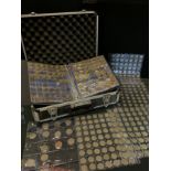 Coins & Tokens - Victorian and later coins inc pennies, half crowns, crowns, farthings, fifty