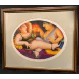 Beryl Cook (1926-2008), by and after, A Sultry Afternoon, coloured lithograph, Published by