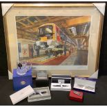 Bombardier - railway related gifts/memorabilia, a Waterman pen set, inscribed Angel, boxed; a