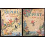 Children's Books - Ruper the Bear Annuals, War Economy Standard, comprising 1944 and 1945 (2)