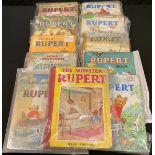 Children's Books - Rupert the Bear Daily Express annuals, 1950's and The Monster Rupert (11)