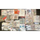 Stamps - large quantity of material, several stamp albums, etc, FDC, loose, packs, etc, thousands of