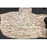 Textiles - a large pair of Laura Ashley curtains, MCMXCVI, 208cm length x 248cm width