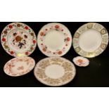 A Royal Crown Derby Imari 8687 pattern dinner plate, others, Bali, Green Derby Panel, Brocade,