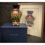 A contemporary Moorcroft inverted baluster Coronation Collection Jubilation Vase, designed by Nicola