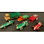 Toys & Juvenalia - a collection of unboxed Dinky Toys diecast models including 239 Vanwall racing