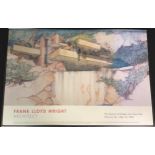 A Frank Lloyd Wright, Architect, official exhibition poster, The Museum of Modern Art, New York,