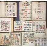 Stamps - eight stamp albums QV - modern, thousands of stamps, noted 19th century European album,