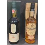 A bottle of Knockando pure single malt Scotch whiskey, Justerini & Brooks, 70cl; a bottle of