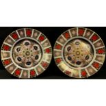 A Royal Crown Derby Imari 1128 pattern dinner plate, 27cm diameter, first quality; another 1128