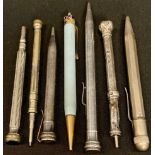 A 19th century propelling pencil; others (7)