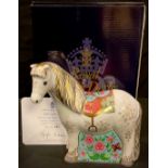 A Royal Crown Derby paperweight, Shetland Pony, Visitor's Centre exclusive, limited edition 342/450,