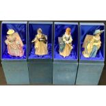 A set of four Royal Doulton figures, The Gainsborough Ladies, modelled by Peter Gee, comprising,