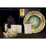 A Royal Crown Derby paperweight, Millennium Unicorn, Govier's exclusive, designed by Louise Adams,