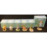 A Royal Doulton Winnie The Pooh model, Christopher Robin WP9, others, Winnie The Pooh and the